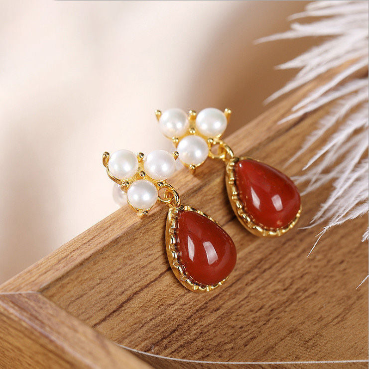 Argent Boucle d'oreille charmant pour toute occasion