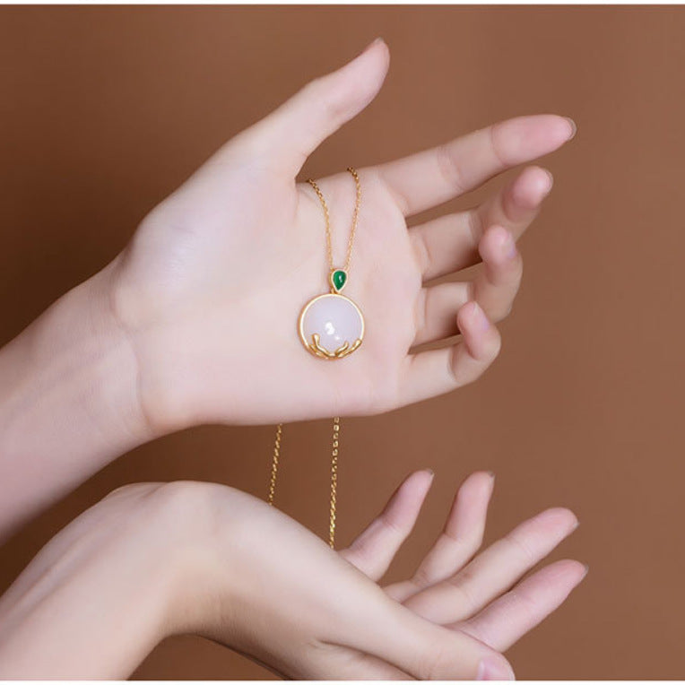 Argent Collier artisanal délicat