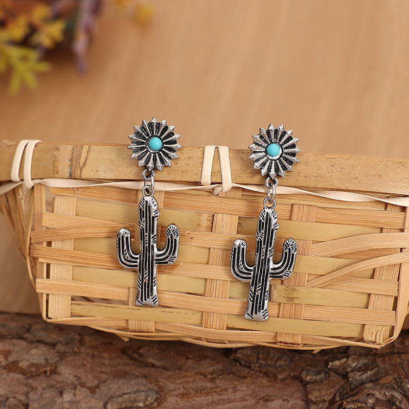 Argent Boucle d'oreille artisanal délicat