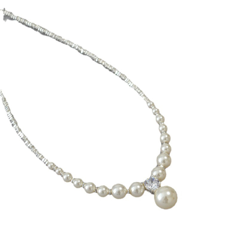 Argent Collier artisanal délicat