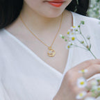 Argent Collier magnifique au style unique