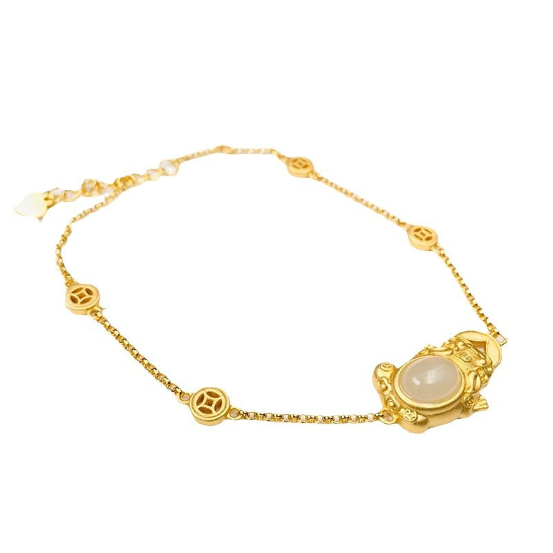 Argent Bracelet magnifique au style unique