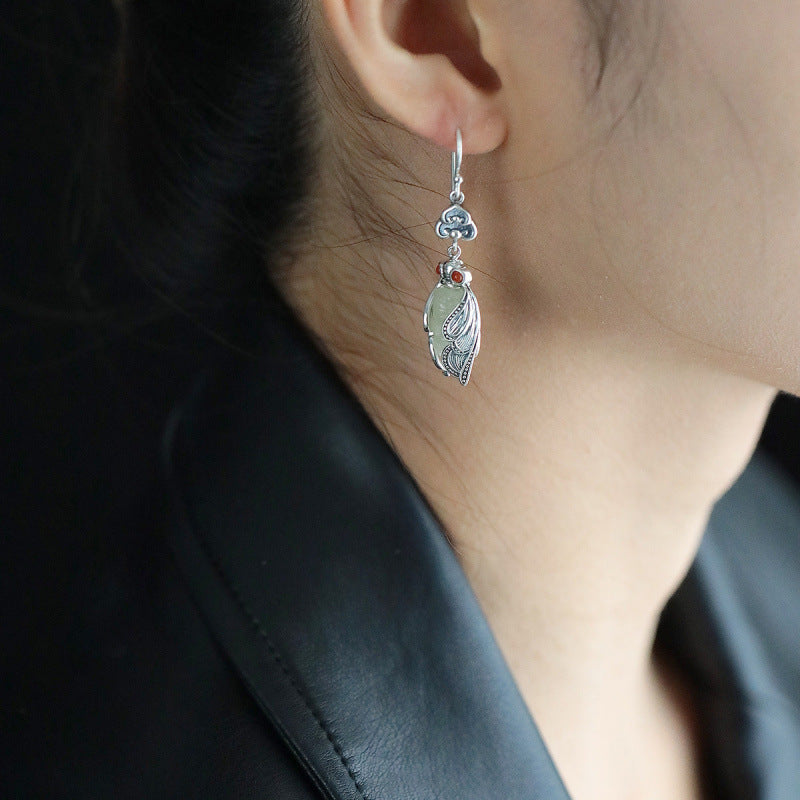 Argent Boucle d'oreille charmant pour toute occasion