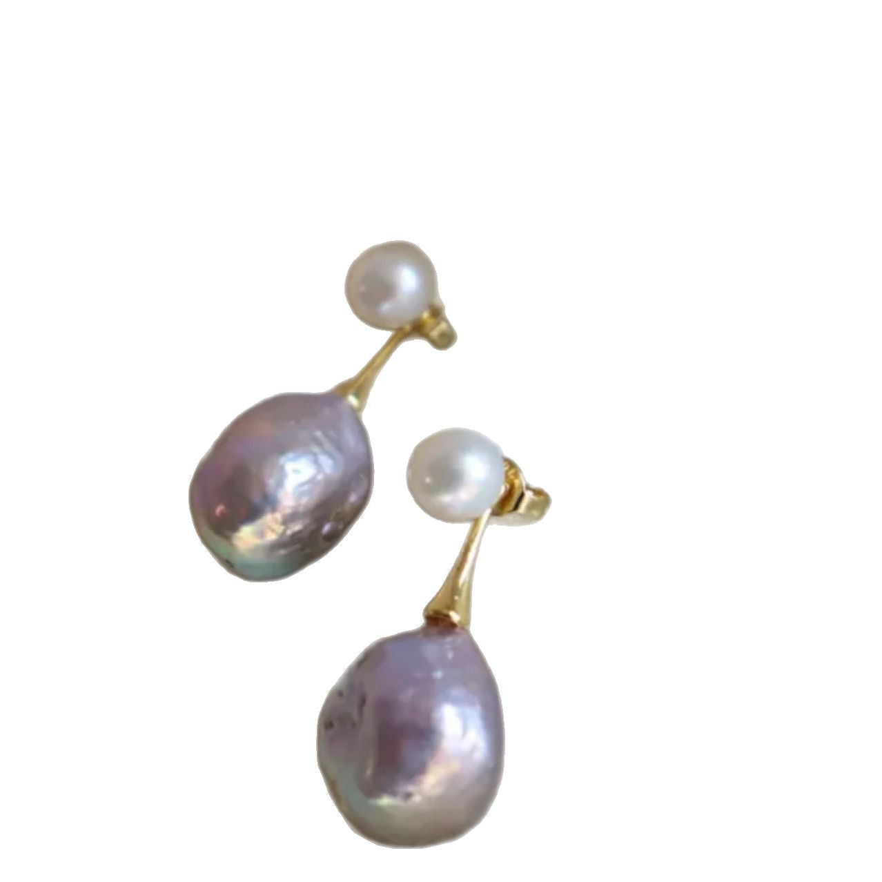 Argent Boucle d'oreille artisanal délicat