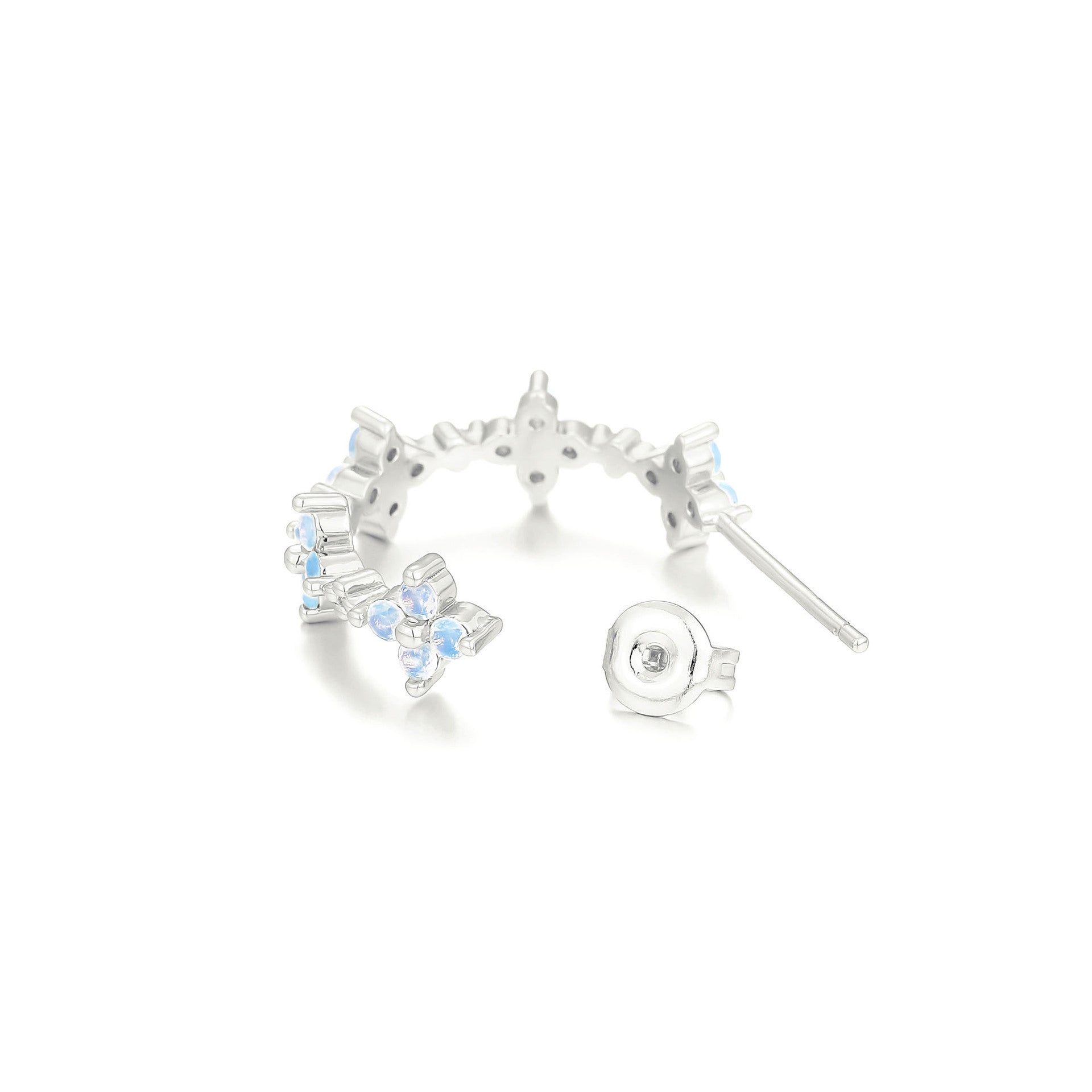 Argent Boucle d'oreille charmant pour toute occasion