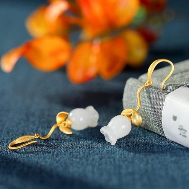 Argent Boucle d'oreille charmant pour toute occasion