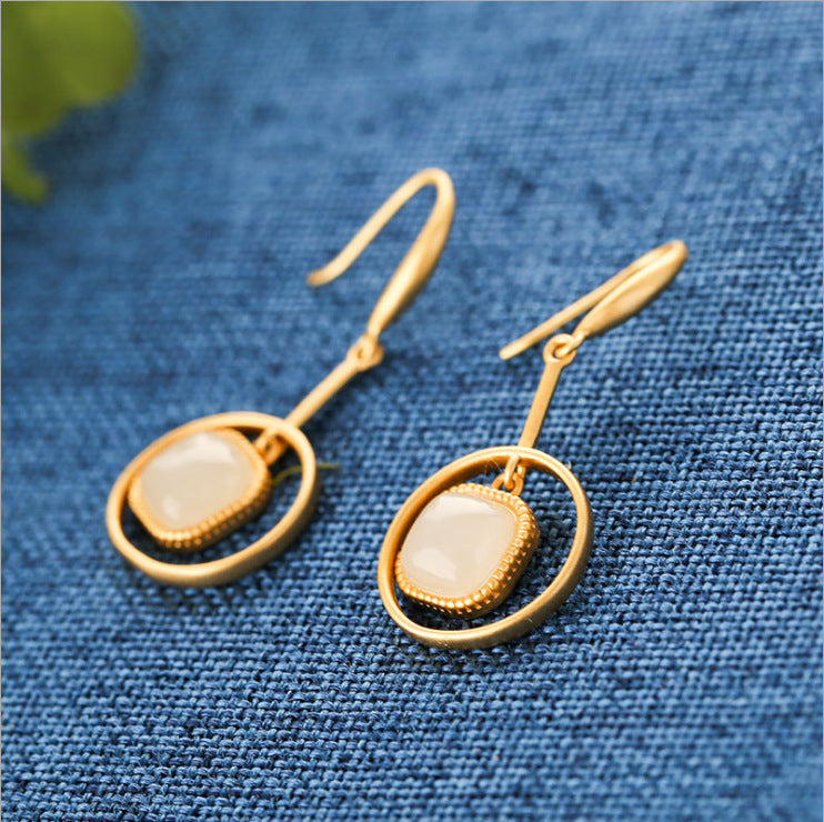 Argent Boucle d'oreille charmant pour toute occasion