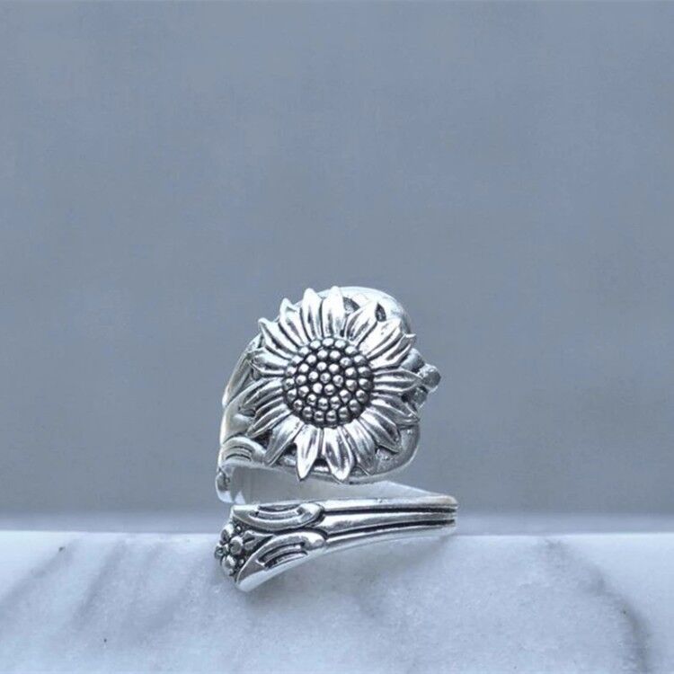 Argent Bague artisanal délicat