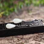 Argent Boucle d'oreille artisanal délicat