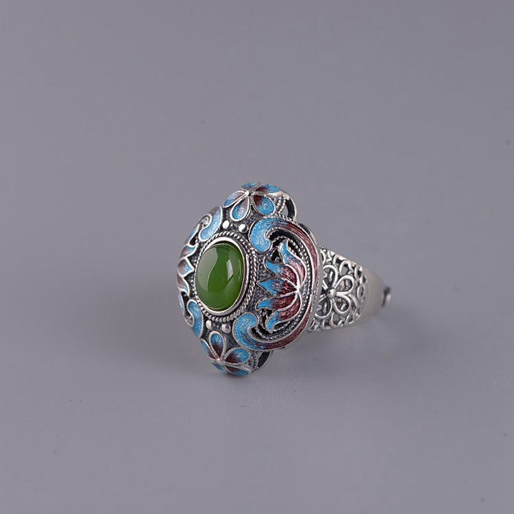 Argent Bague artisanal délicat