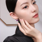 Argent Boucle d'oreille artisanal délicat