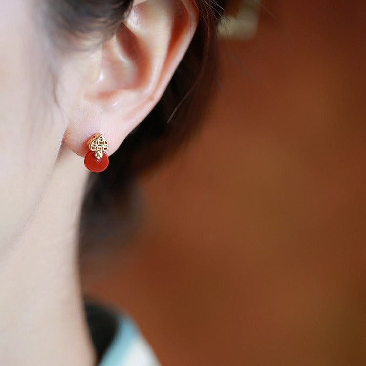 Argent Boucle d'oreille charmant pour toute occasion