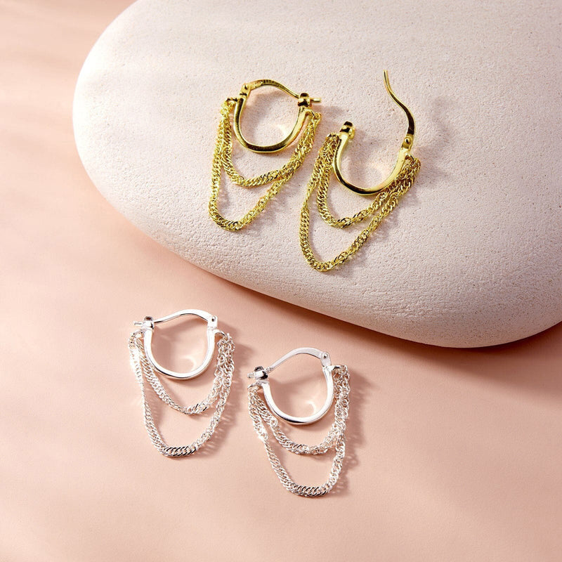 A Must-Have - Boucle d'oreille classique au charme intemporel