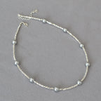 Argent Collier vintage fait main