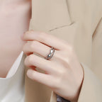 Argent Bague classique au charme intemporel