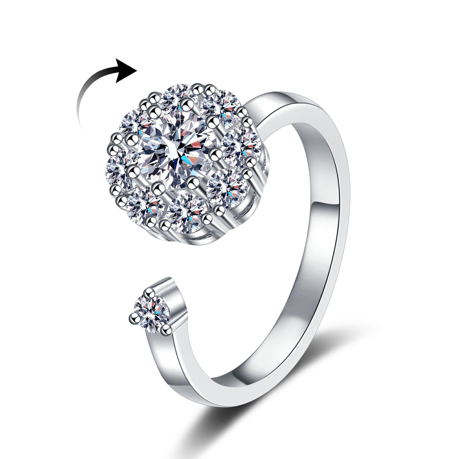 Argent Bague classique au charme intemporel