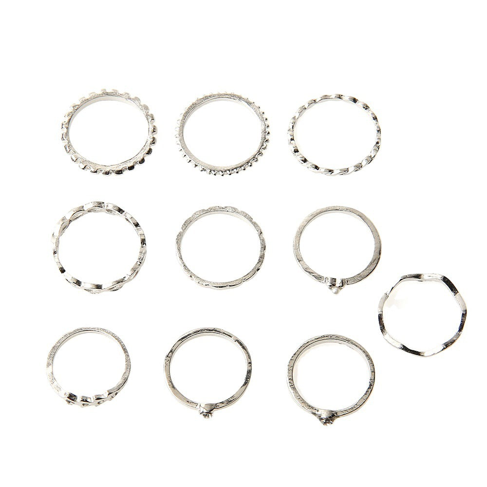 Argent Bague classique au charme intemporel