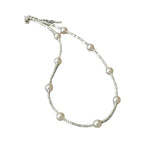 Argent Collier vintage fait main