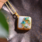 Argent Collier magnifique au style unique