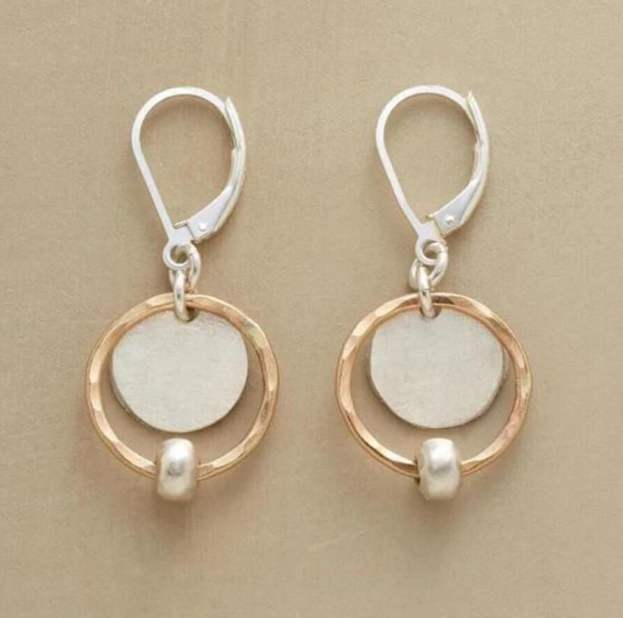 Argent Boucle d'oreille charmant pour toute occasion