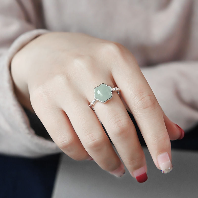 Argent Bague artisanal délicat