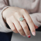 Argent Bague artisanal délicat