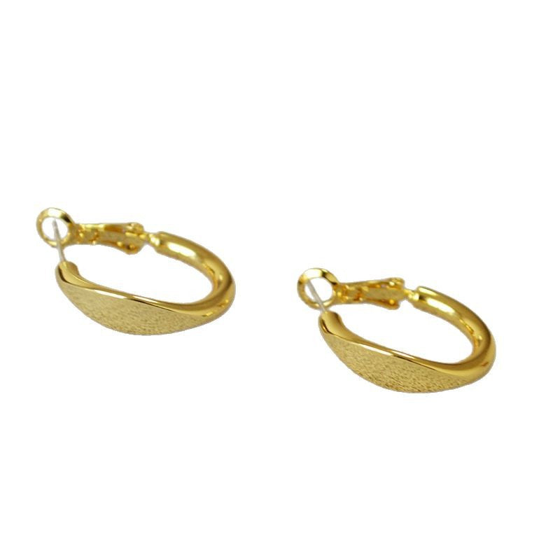 Argent Boucle d'oreille artisanal délicat