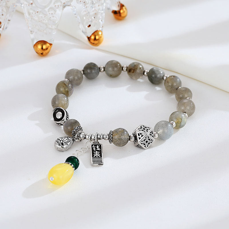 Argent Bracelet magnifique au style unique