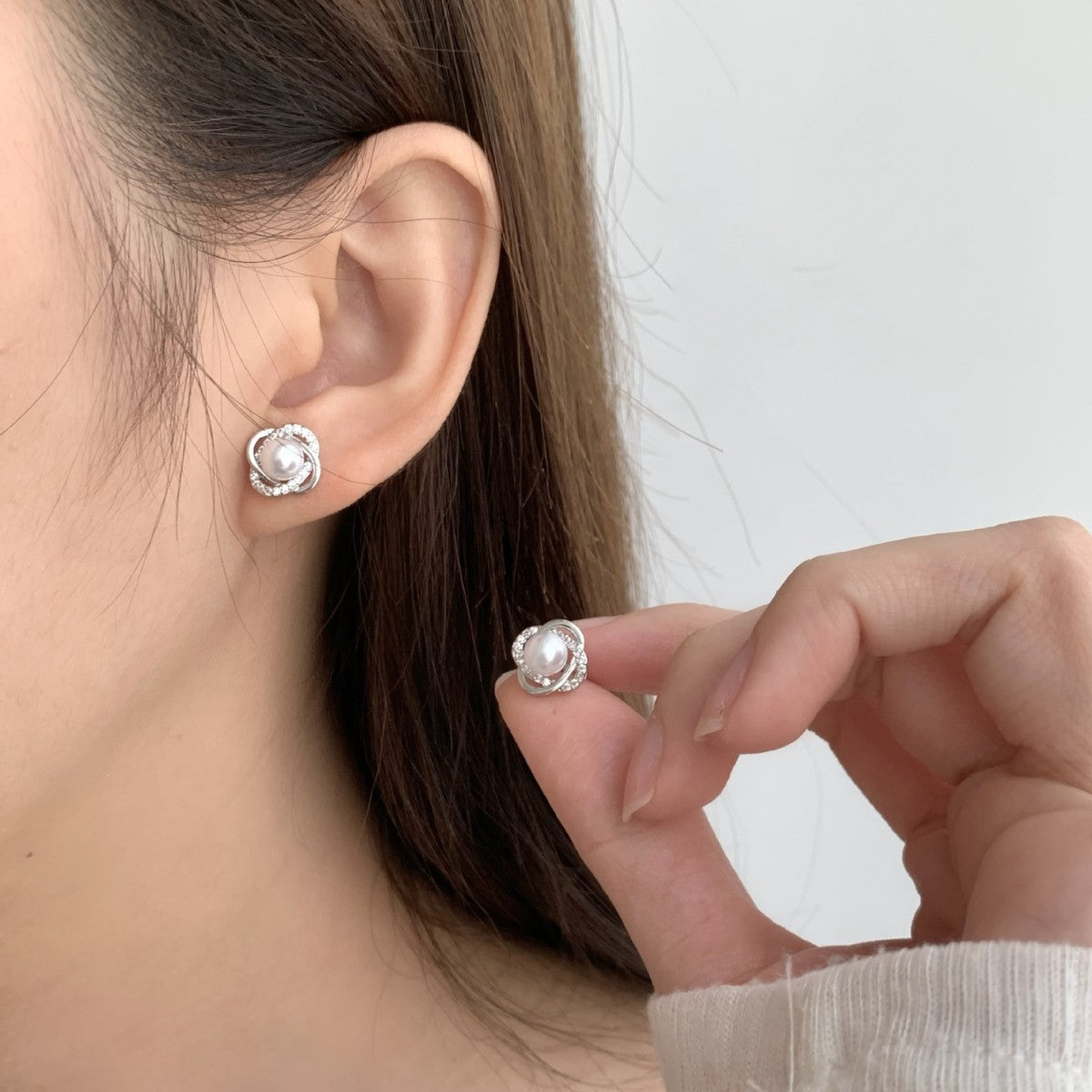 Perle Boucle d'oreille élégant pour toute occasion