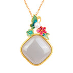 Argent Collier vintage fait main