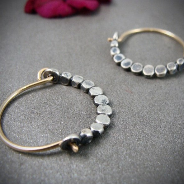 Argent Boucle d'oreille charmant pour toute occasion