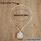 Argent Collier magnifique au style unique