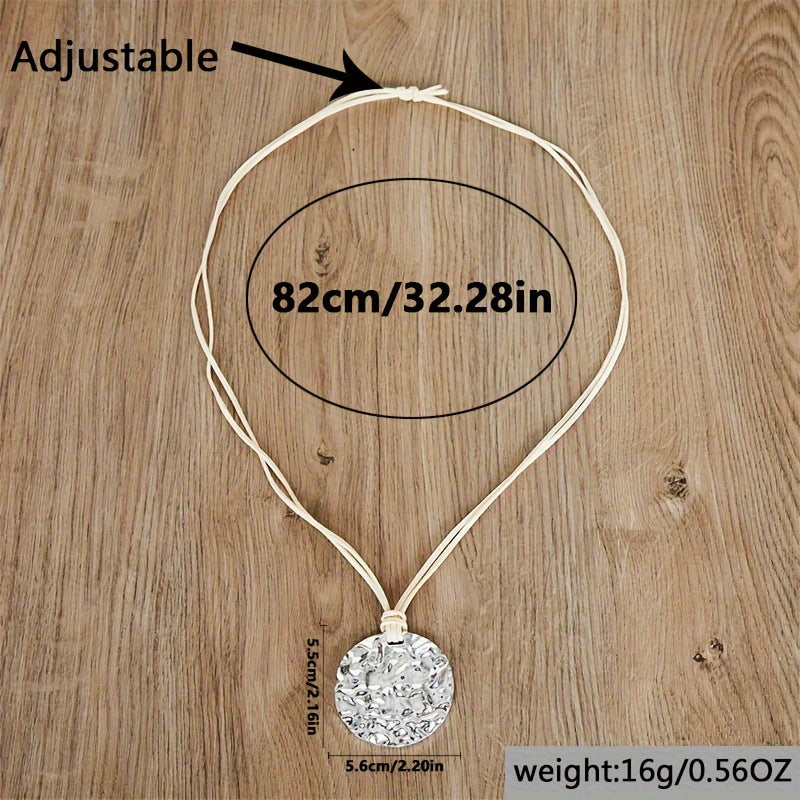 Argent Collier magnifique au style unique