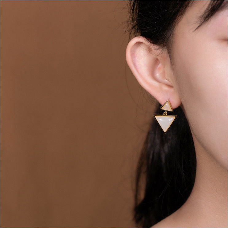 Argent Boucle d'oreille charmant pour toute occasion