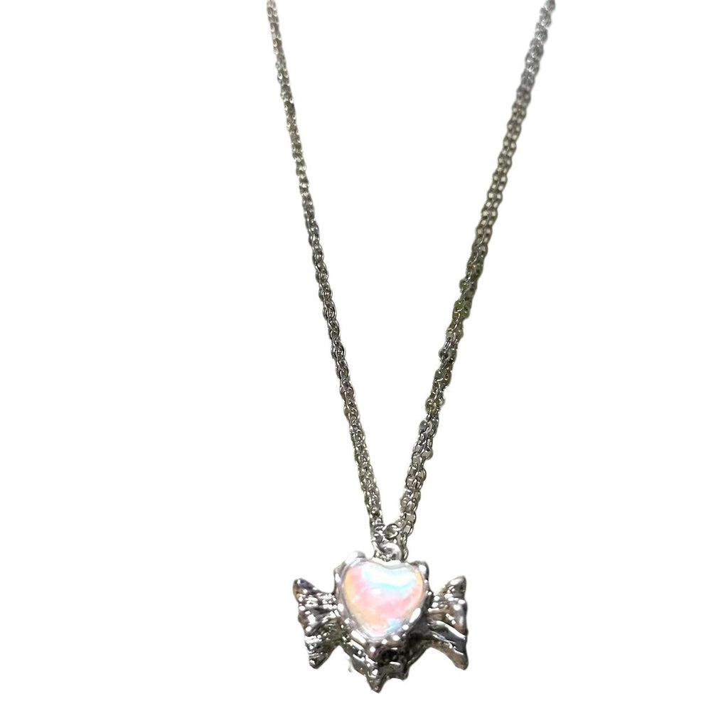 Argent Collier vintage fait main