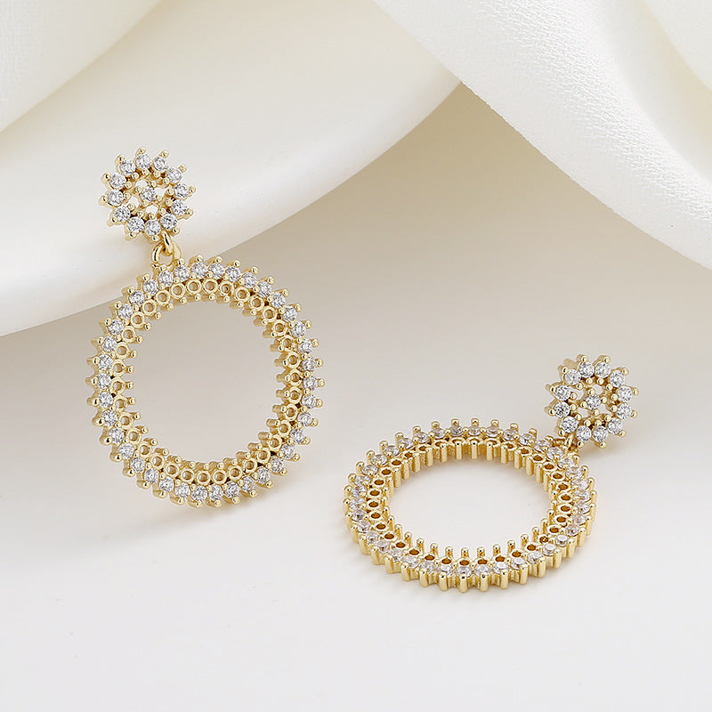 Argent Boucle d'oreille charmant pour toute occasion