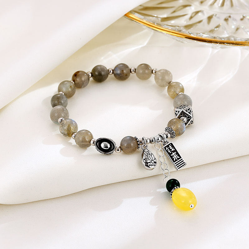 Argent Bracelet magnifique au style unique