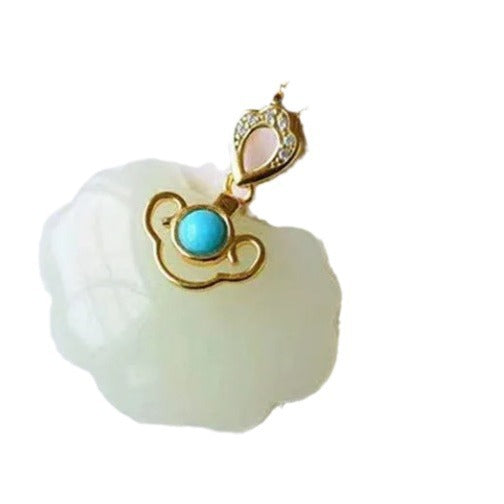 Argent Collier magnifique au style unique