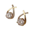 Argent Boucle d'oreille charmant pour toute occasion