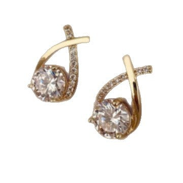 Argent Boucle d'oreille charmant pour toute occasion