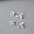 Argent Boucle d'oreille artisanal délicat