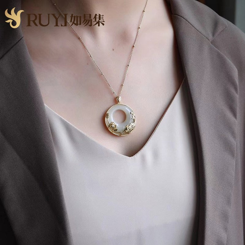 Argent Collier élégant pour toute occasion