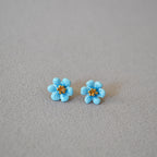 Argent Boucle d'oreille artisanal délicat