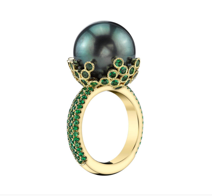 Perle Bague romantique pour moments spéciaux