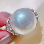 Perle Bague magnifique au style unique