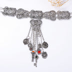 Argent Collier magnifique au style unique