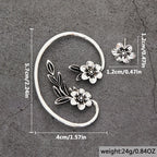 Argent Boucle d'oreille charmant pour toute occasion