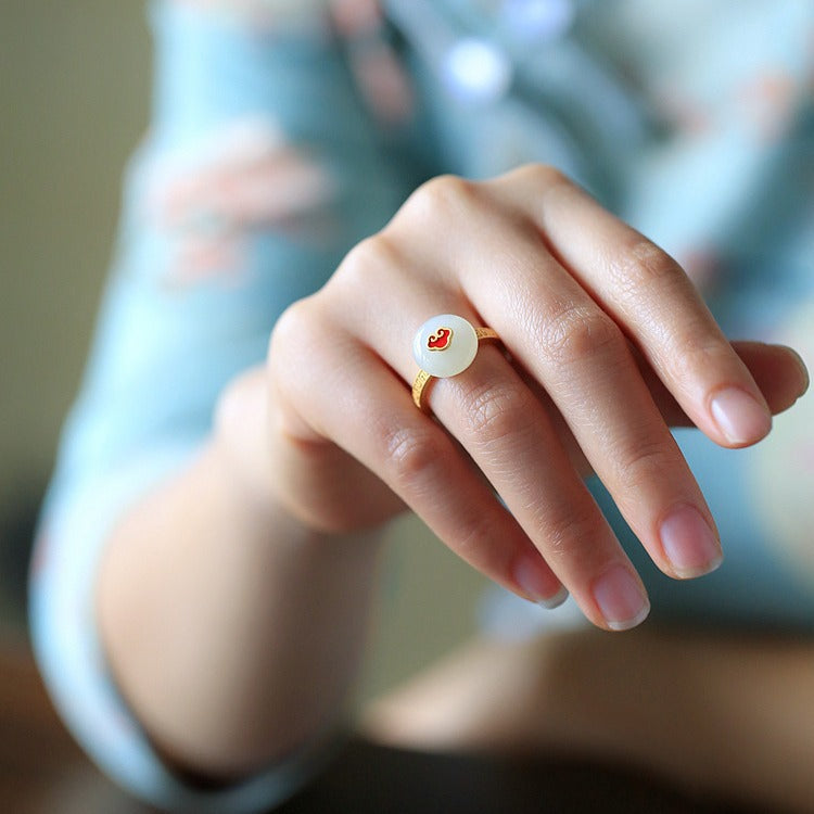 Argent Collier magnifique au style unique