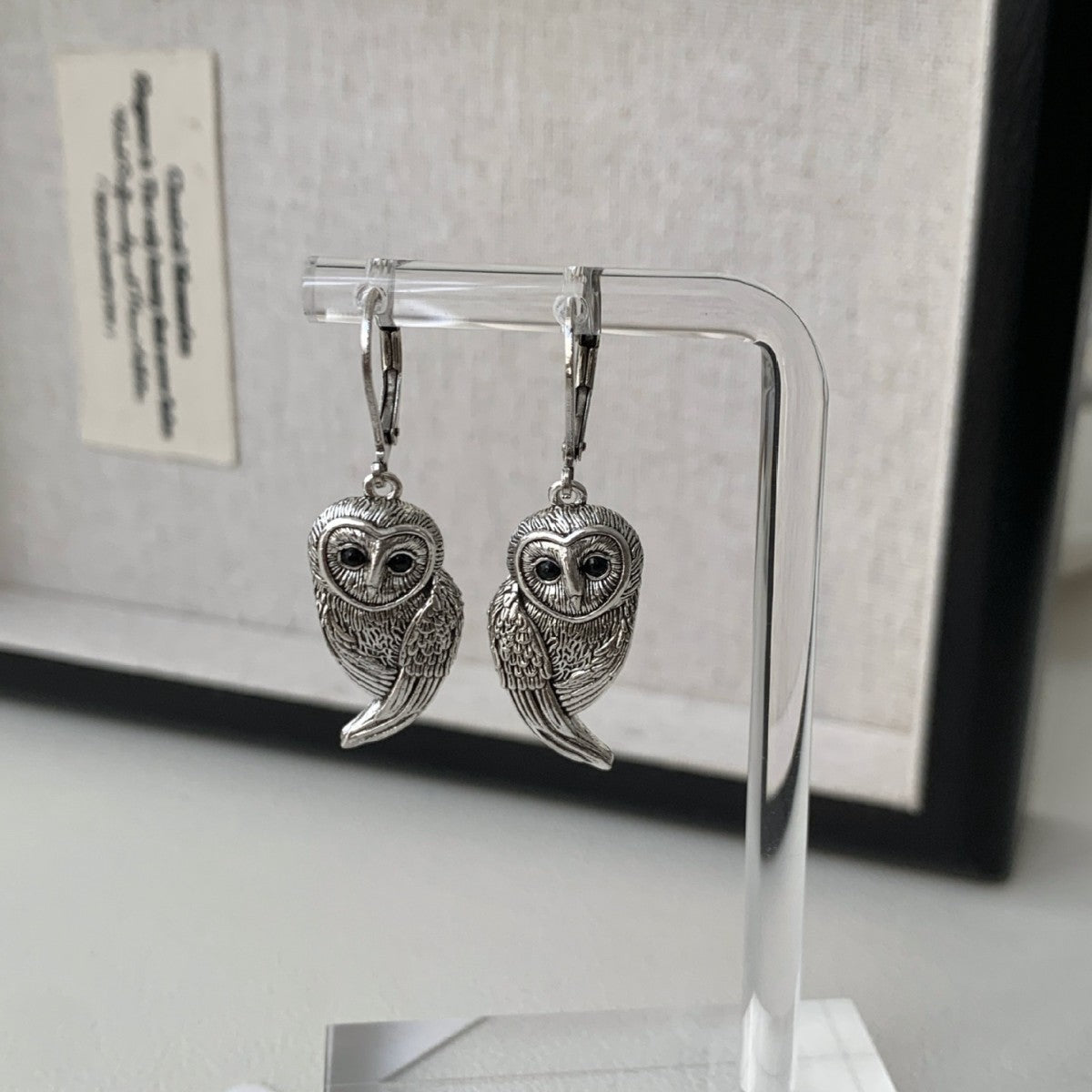 Boucle d'oreille vintage fait main