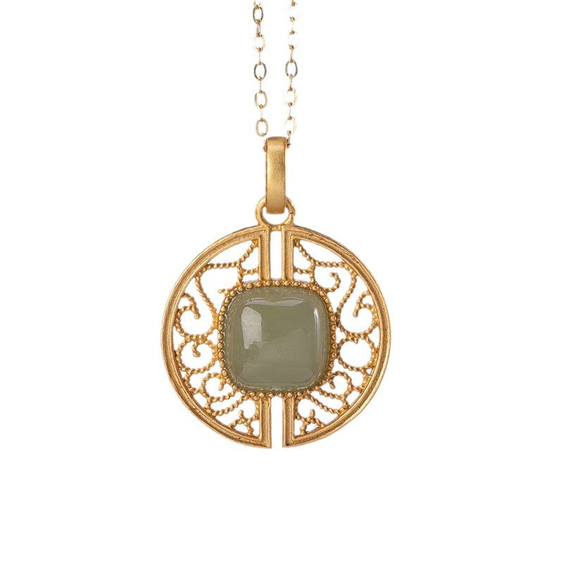 Argent Collier magnifique au style unique